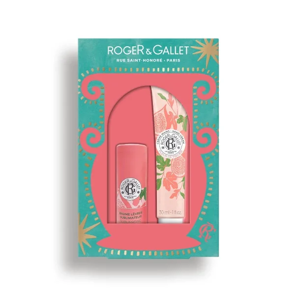 Roger&Gallet Promo Fleur de Figuier Sublimating Balm Χειλιών, 3.5g & Κρέμα Χεριών, 30ml, 1σετ