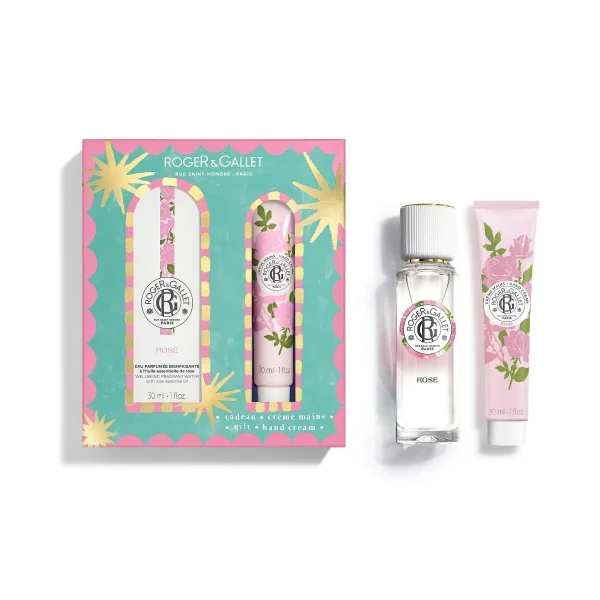 Roger&Gallet Promo Rose Eau Parfume Wellbeing Fragrant Water Άρωμα, 30ml & Κρέμα Χεριών, 30ml, 1σετ