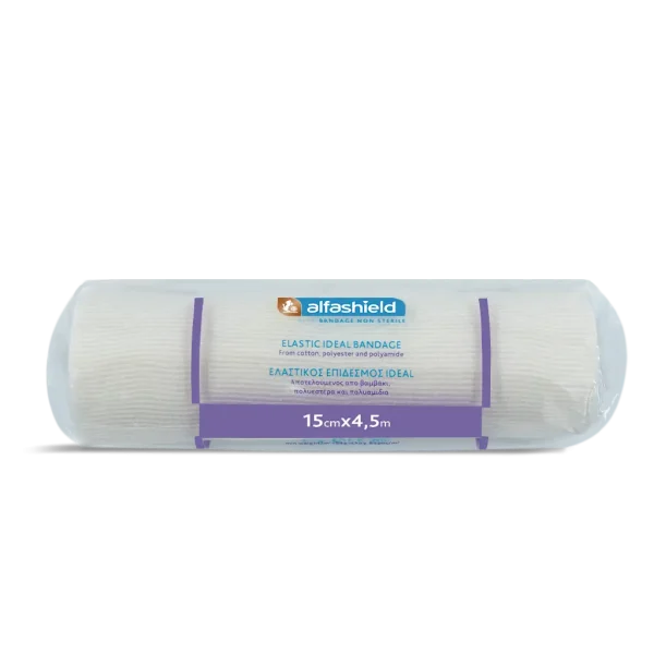 Alfashield Ideal Ελαστικός Επίδεσμος 15cmx4.5m