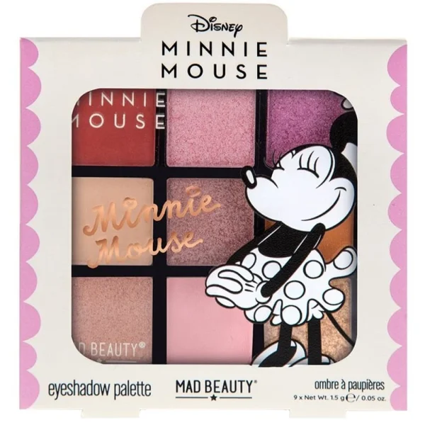 Mad Beauty Minnie Bow Magic Eyeshadow Palette Παλέτα Σκιών 9 Αποχρώσεων Εμπνευσμένες από τη Χαρακτήρα Minnie της Disney 1 Τεμάχιο