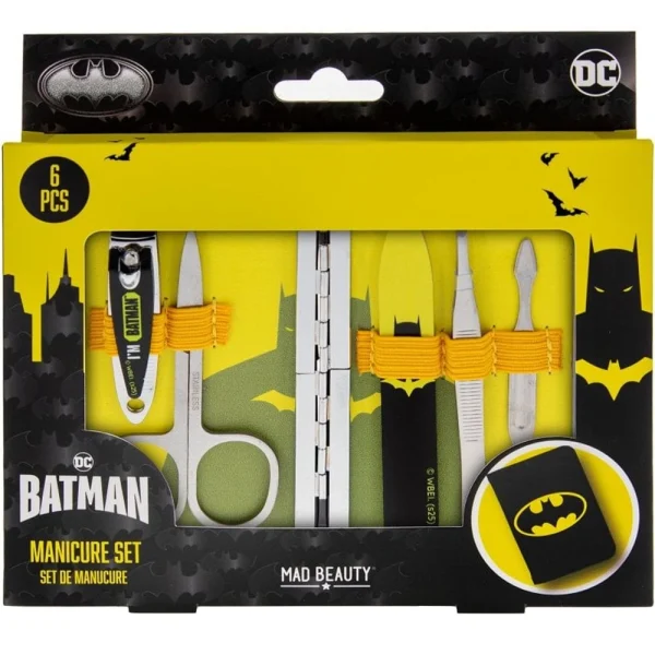 Mad Beauty Batman Manicure Set Σετ Περιποίησης Άνω Άκρων με Σχέδιο & Κομψή Θήκη 1 Τεμάχιο