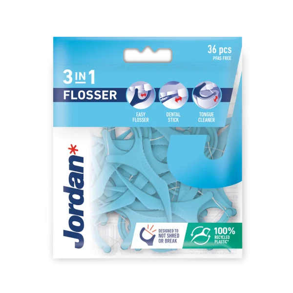 Jordan 3 in 1 Flosser - Οδοντικό Νήμα, 36 τεμάχια