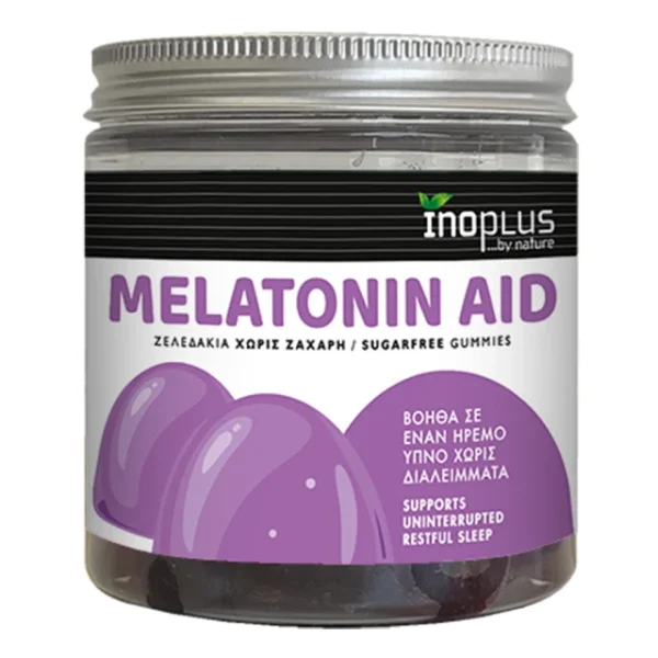 InoPlus Melatonin Aid Συμπλήρωμα με Μελατονίνη για Ήρεμο Ύπνο 60 Ζελεδάκια