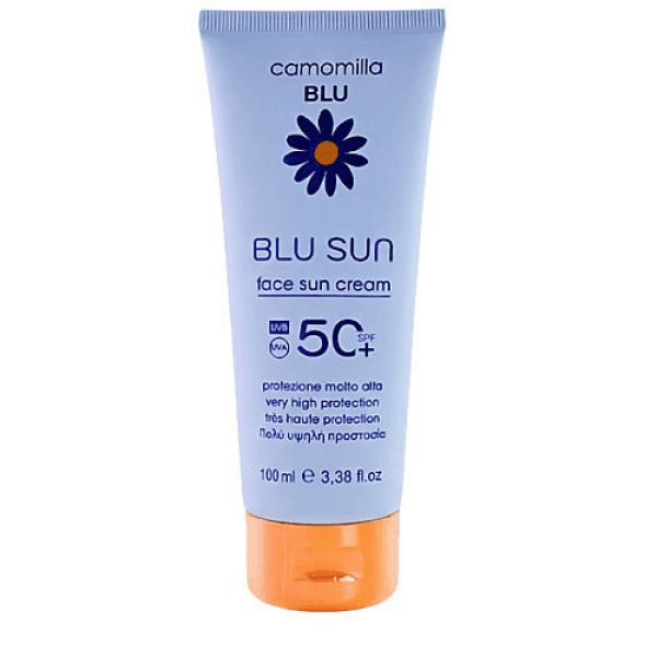 Camomilla Blu Face Sun Cream Αντηλιακή Κρέμα Προσώπου SPF 50+ 100ml
