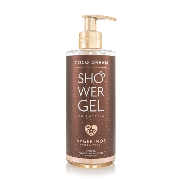 Avgerinos Cosmetics Coco Dream Shower Gel Αφρόλουτρο με Άρωμα Καρύδα 300ml με Αντλία
