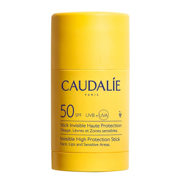 Caudalie Vinosun Protect Invisible High Protection Stick Αδιάβροχο Αντηλιακό Stick Προσώπου και Σώματος SPF50 15gr