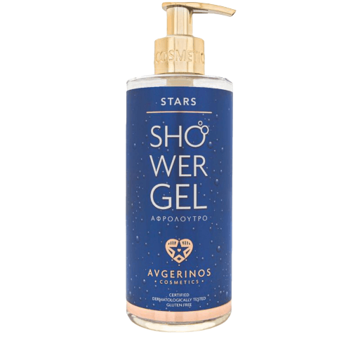 Avgerinos Cosmetics Stars Shower Gel Αφρόλουτρο με Άρωμα Βανίλια & Κεχριμπάρι 300ml με Αντλία