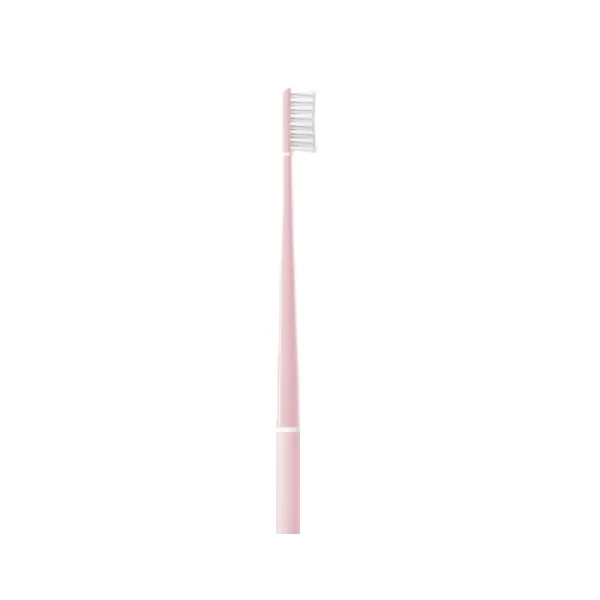 Piuma Echinacea Brush Soft Μαλακή Οδοντόβουρτσα Baby Pink Ροζ με Καθαριστή Γλώσσας 1 Τεμάχιο