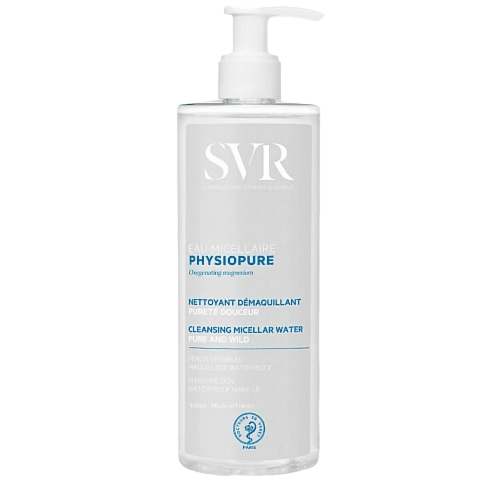 SVR Physiopure Eau Micellaire Νερό Καθαρισμού Προσώπου & Ντεμακιγιάζ 400ml
