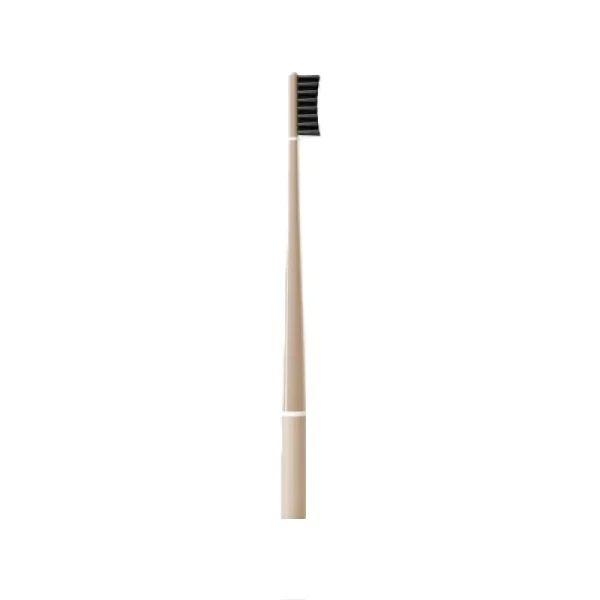 Piuma Bamboo Carbon Soft Nude Rose Μαλακή Οδοντόβουρτσα με Άνθρακα & Καθαριστή Γλώσσας 1 Τεμάχιο