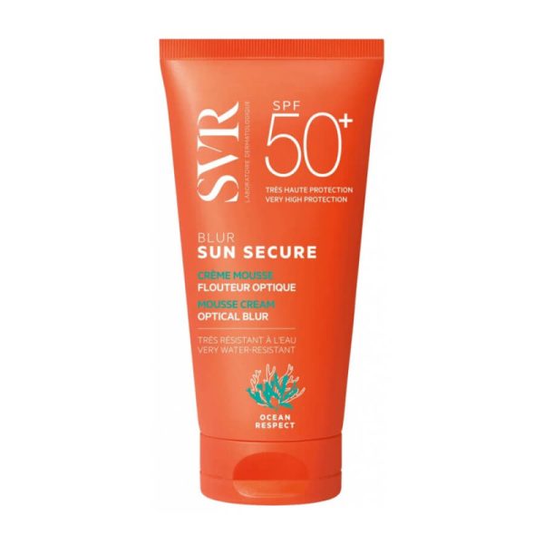 SVR Sun Secure Blur SPF50+ Αντηλιακή Κρέμα Προσώπου με Ματ Αποτέλεσμα 50ml