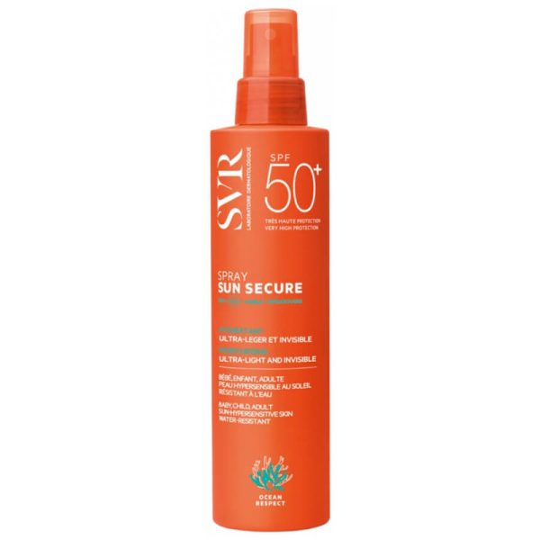 SVR Sun Secure Spray SPF50+ Αντηλιακό Ενυδατικό Σπρέι για Πρόσωπο & Σώμα 200ml