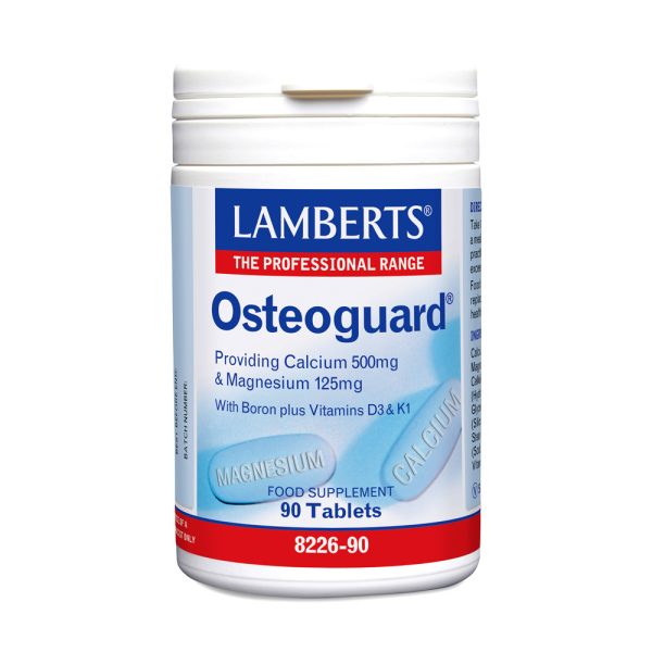 Lamberts Osteoguard with Boron plus Vitamins D3 & K1 Συμπλήρωμα για την Υγεία των Οστών 90 ταμπλέτες