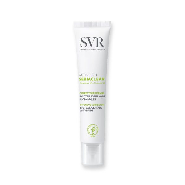 SVR Sebiaclear Active Gel Ζελέ Προσώπου για Σπυράκια, Μαύρα Στίγματα & Σημάδια 40ml
