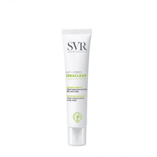 SVR Sebiaclear Mat Pores Ενυδατική Κρέμα για Λιπαρό Δέρμα με Τάση Ακμής 40ml