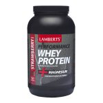 Lamberts Performance Whey Protein & Magnesium Πρωτεΐνη Ορού Γάλακτος με Γεύση Φράουλα 1kg