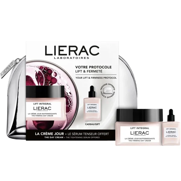 Lierac Lift Integral Promo με Lift Integral Η Συσφιγκτική Κρέμα Ημέρας, 50ml & Δώρο Lift Integral Ο Συσφιγκτικός Ορός, 15ml & Νεσεσέρ, 1τεμ, 1σετ