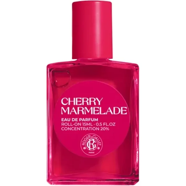 Roger & Gallet Cherry Marmelade Eau de Parfum Roll-On Συμπυκνωμένο Roll-On Άρωμα με Νότες από Κεράσι, Παιώνια, Πραλίνα & Λαμπερό Ζελέ Μούρων 15ml