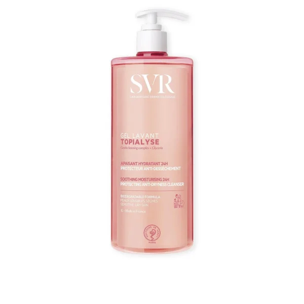 SVR Topialyse Gel Lavant Hydratant 24h Ενυδατικό Τζελ Καθαρισμού για μαλλιά, πρόσωπο, σώμα & ευαίσθητη περιοχή 1000ml