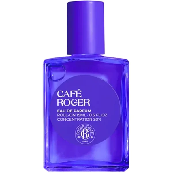 Roger & Gallet Cafe Eau de Parfum Roll-On Συμπυκνωμένο Roll-On Άρωμα με Κρεμώδεις Νότες Σανταλόξυλου, Περγαμόντου, Καφέ & Λευκά Άνθη 15ml