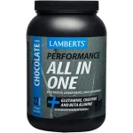 Lamberts Performance All In One Chocolate Συμπλήρωμα Διατροφής Πρωτεΐνης Ορού Γάλακτος σε Σκόνη για Χτίσιμο & Διατήρηση Μυϊκής Μάζας με Γεύση Σοκολάτα 1450gr