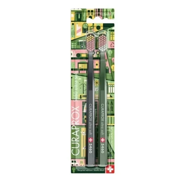 Curaprox Ultra Soft CS 5460 Recycled Edition 2026 Πολύ Μαλακή Οδοντόβουρτσα, 2τεμ
