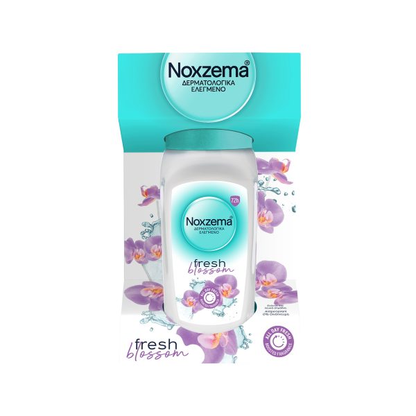 Noxzema Fresh Blossom Antiperspirant Deodorant Roll-On Γυναικείο Αποσμητικό με Άρωμα Λουλουδιών για 72ωρη Προστασία Από τον Ιδρώτα και την Κακοσμία 50ml