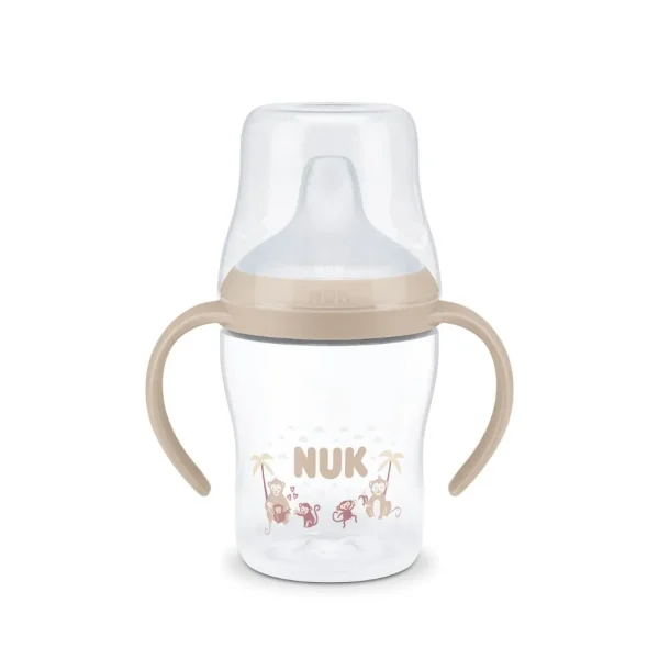 Nuk εκπαιδευτικό ποτηράκι perfect match 6m+ 150ml monkey
