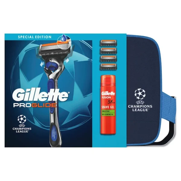 Gillette Proglide Promo ProGlide Ξυριστική Μηχανή 1τμx & Ανταλλακτικά για Ξυραφάκι 4τμχ & Shave Gel 200ml