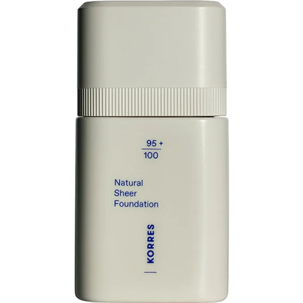 Korres Natural Sheer Foundation Διάφανης Κάλυψης Ανάλαφρο Foundation που Λειαίνει τις Ατέλειες για Φυσικά Λαμπερό Αποτέλεσμα 30ml - 03 Tan