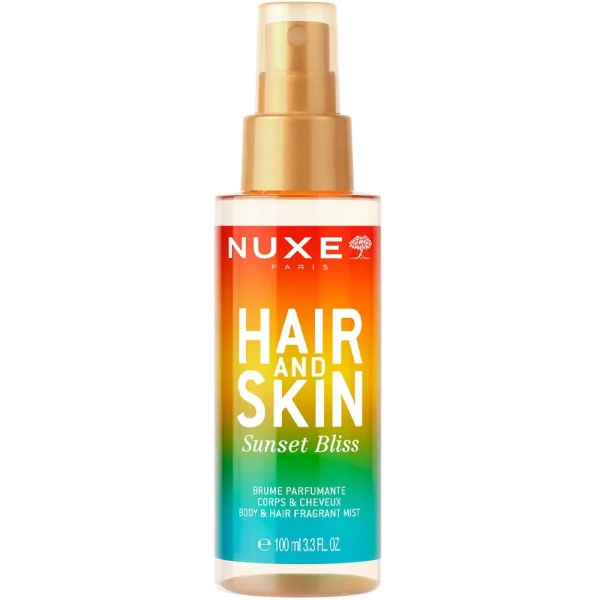 Nuxe Sunset Bliss Body & Hair Mist Αρωματικό Mist για Σώμα & Μαλλιά με Νότες από Καρύδα, Λουλούδι Τιαρέ & Βανίλια 100ml