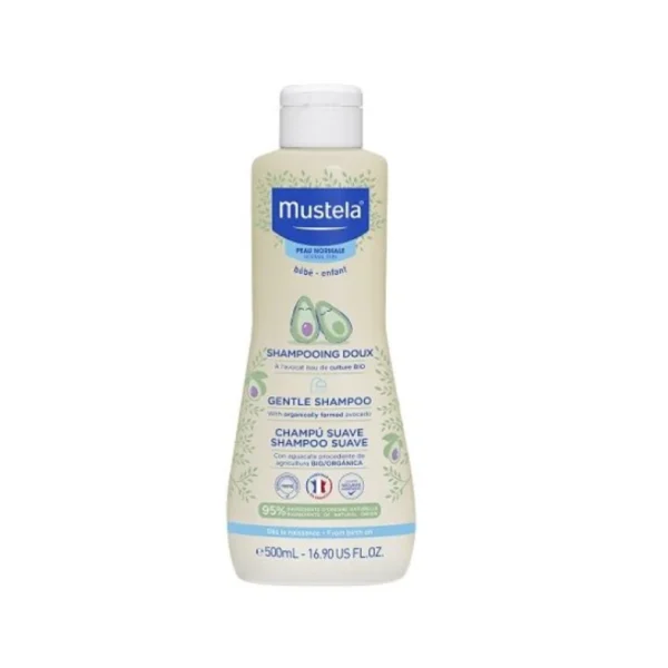 Mustela Gentle Shampoo, Βρεφικό-Παιδικό Απαλό Σαμπουάν 500ml