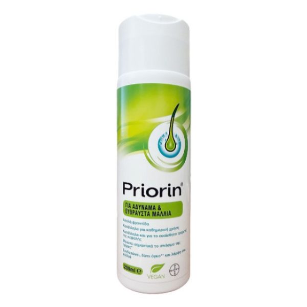 Priorin Weak and Brittle Hair Shampoo Σαμπουάν για Αδύναμα και Εύθραυστα Μαλλιά, 200ml
