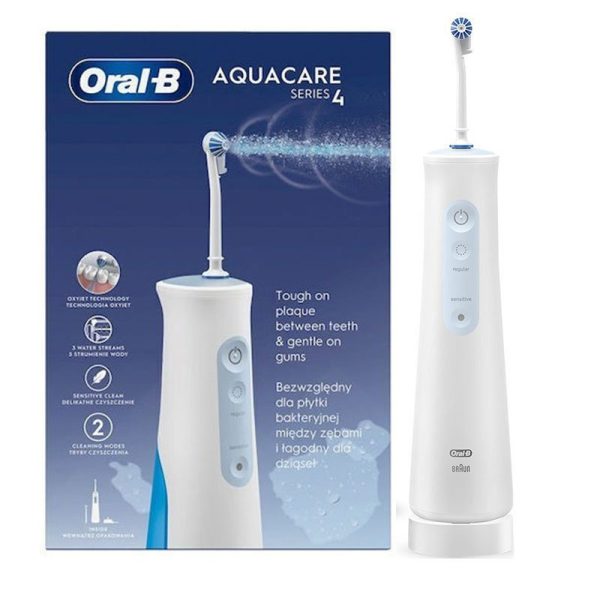 Oral-B Aquacare Series 4 Oxyjet Water Flosser, Φορητό Σύστημα Καταιονισμού 1τμχ
