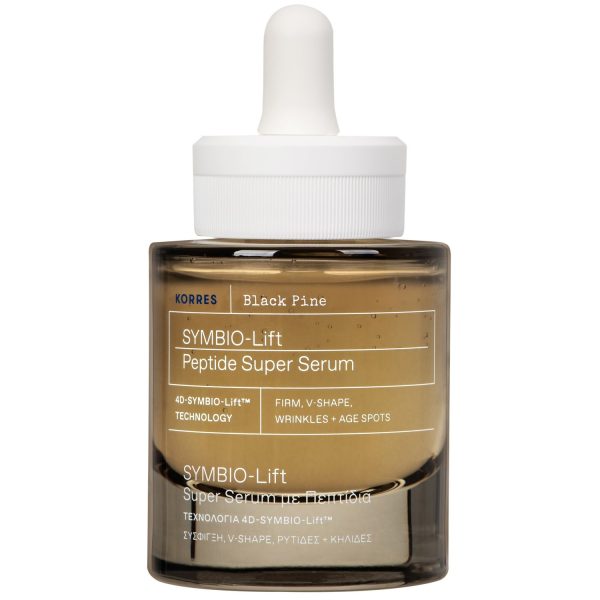 Korres Black Pine 4D Symbio-Lift Peptide Super Serum με Πεπτίδια για Σύσφιξη, Ρυτίδες & Κηλίδες, 30ml