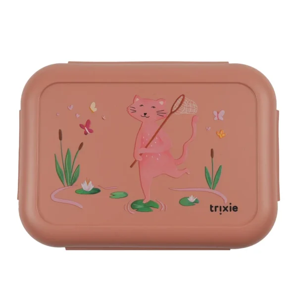 Trixie Lunch Box with Clips Pathfinder Mrs. Cat, Φαγητοδοχείο με Χώρισμα, 1τμχ