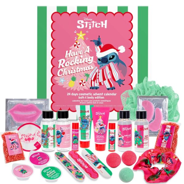 Mad Beauty Stitch Rockin' 24 Day Advent Calendar Ημερολόγιο Disney Lilo & Stitch Rockin' Advent Calendar, 24-Day