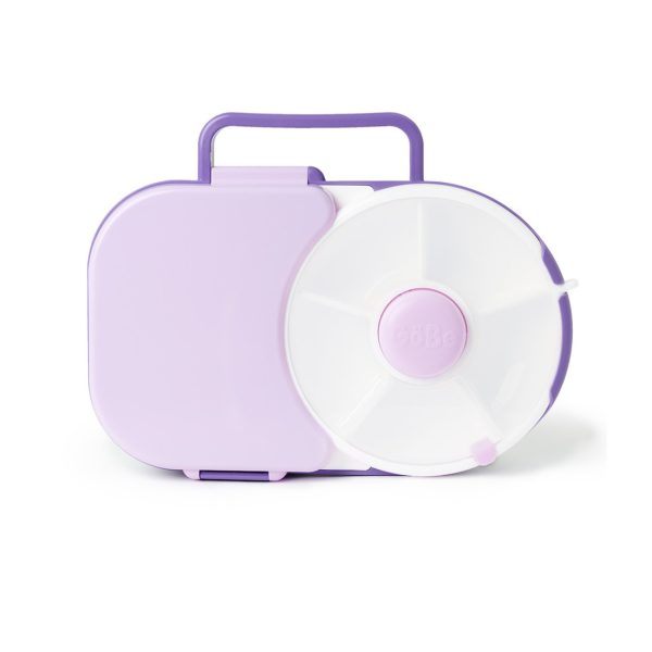 Gobe Lunchbox Spinner Purple με εργονομικό σχεδιασμό και πολλαπλές θήκες