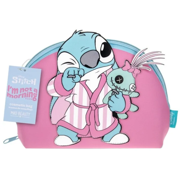 Mad Beauty Stitch Pamper Cosmetic Bag Τσάντα Καλλυντικών με τον Αγαπημένος σας Stitch 1 Τεμάχιο