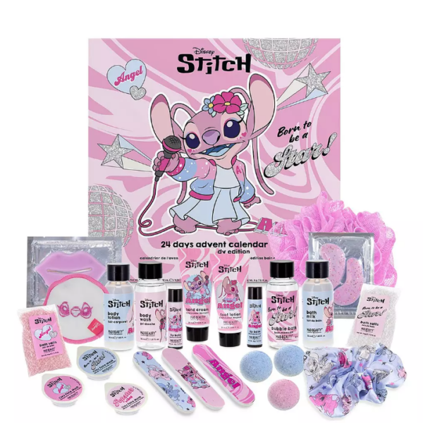 Mad Beauty Angel Popstar 24 Day Advent Calendar Ημερολόγιο Disney Lilo & Stitch Angel Popstar Advent Calendar, 24-Day