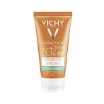 Vichy Ideal Soleil Skin Perfecting Velvet Cream SPF50+ 50ml (Αντηλιακή Κρέμα Προσώπου με Βελούδινη Υφή για Κανονική/Ξηρή Επιδερμίδα)