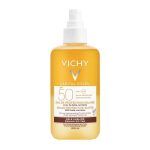 Vichy Capital Soleil Protective Water Bronzing SPF50 200ml (Αντηλιακό Νερό Σώματος Υψηλής Προστασίας SPF50 για Λαμπερό Μαύρισμα)