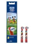 Oral B Kids Brush Heads 2τεμ (Ανταλλακτικές Κεφαλές για Παιδική Ηλεκτρική Οδοντόβουρτσα)