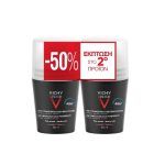Vichy Homme Deodorant Roll On Anti Transpirant 48H 2x50ml (Αποσμητικό για Άνδρες με 48ωρη Προστασία 2τεμ)