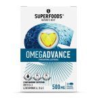 Superfoods Omegadvance 500mg 30caps (Συμπλήρωμα Διατροφής με Ω3 Λιπαρά Οξέα & Βιταμίνες Α - Ε - D)