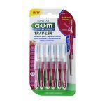 Gum Trav-ler Interdental Brush Μεσοδόντιο Βουρτσάκι Φούξια 1,4mm 6 τεμ (1612)